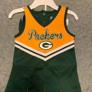 NFL Green Bay Packers 12 month Cheer Outfit